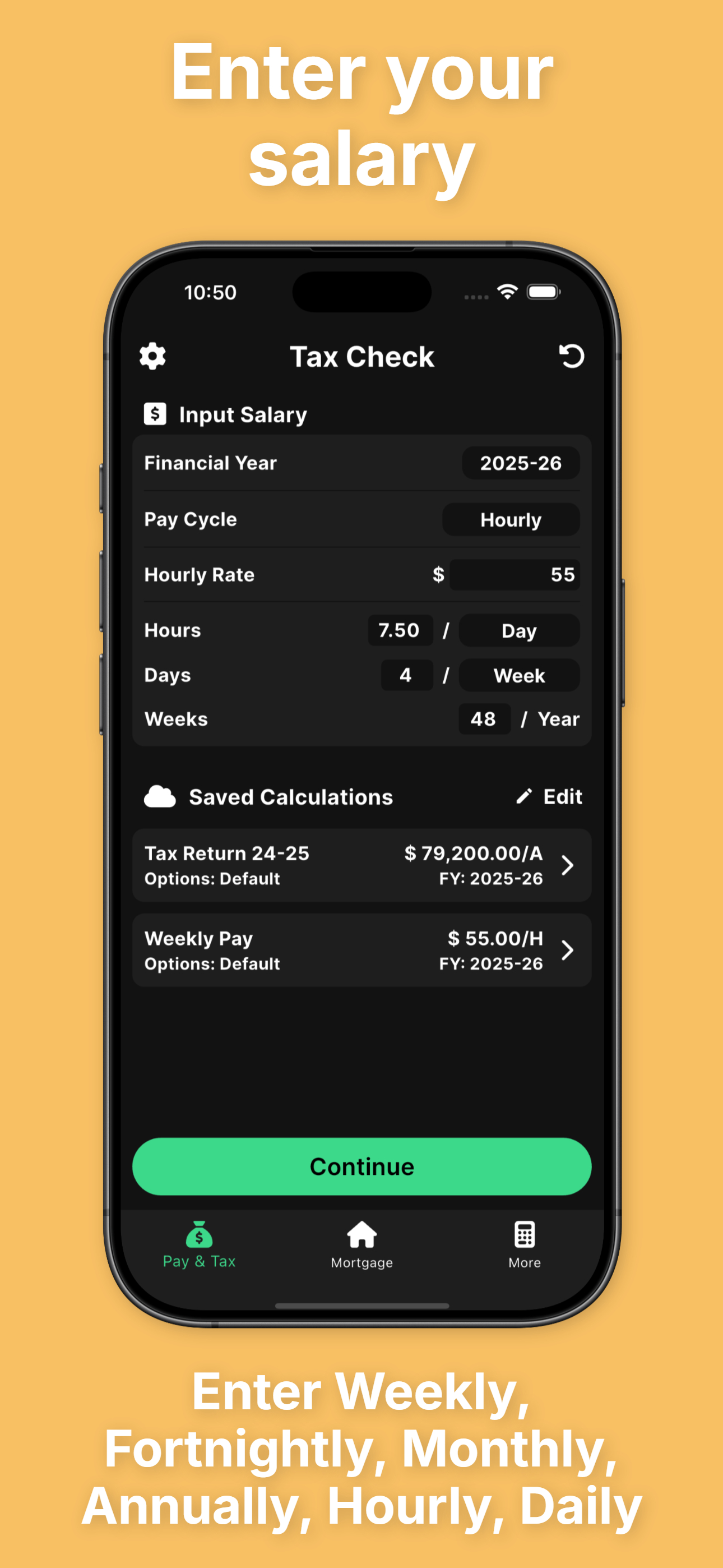 TaxCheck Screenshot 2